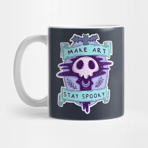 Make Art Stay Spooky by wartoothdesigns